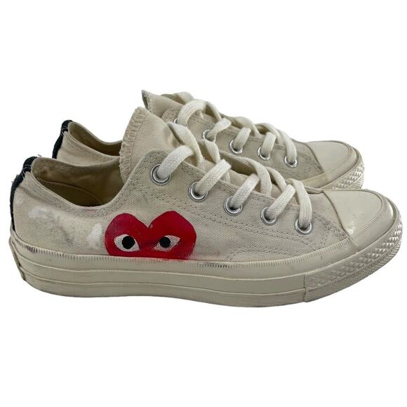 Converse Chuck Taylor Comme des Garcons PLAY Sneakers 150207C size M 4 W 6 Shoes - Picture 1 of 16